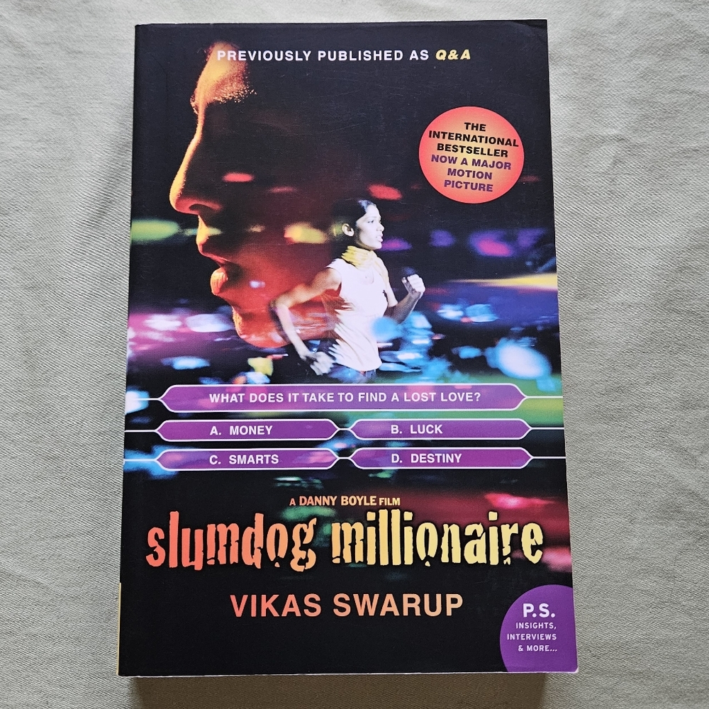 4/$20 Slumdog Millionaire by Vikas Swarup - Paperback